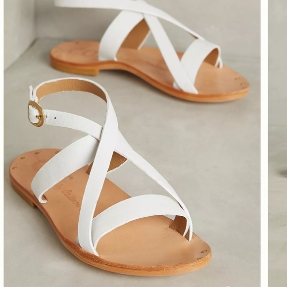 Anthropologie boho flat beachy sandals - Picture 1 of 5